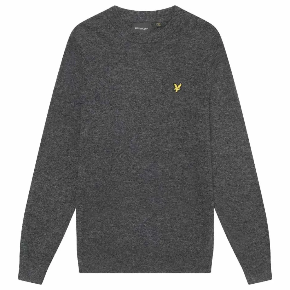 Clearance Lyle & Scott Lambswool Blend Crew Neck Jumper Herr