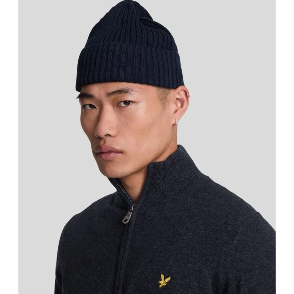 Lyle & Scott Lambswool Blend Zip Through Cardigan Herr