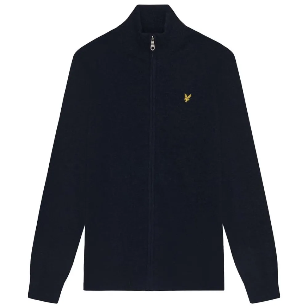 Lyle & Scott Lambswool Blend Zip Through Cardigan Herr