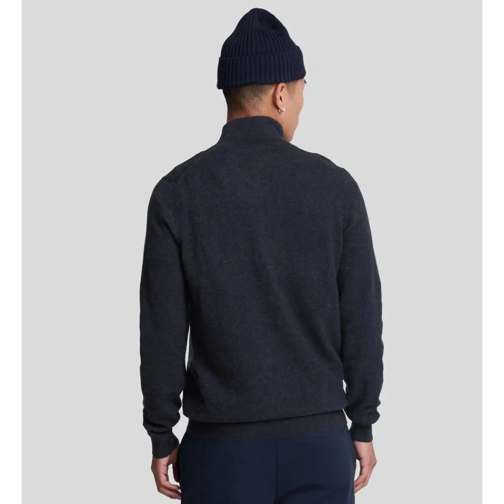 Lyle & Scott Lambswool Blend Zip Through Cardigan Herr