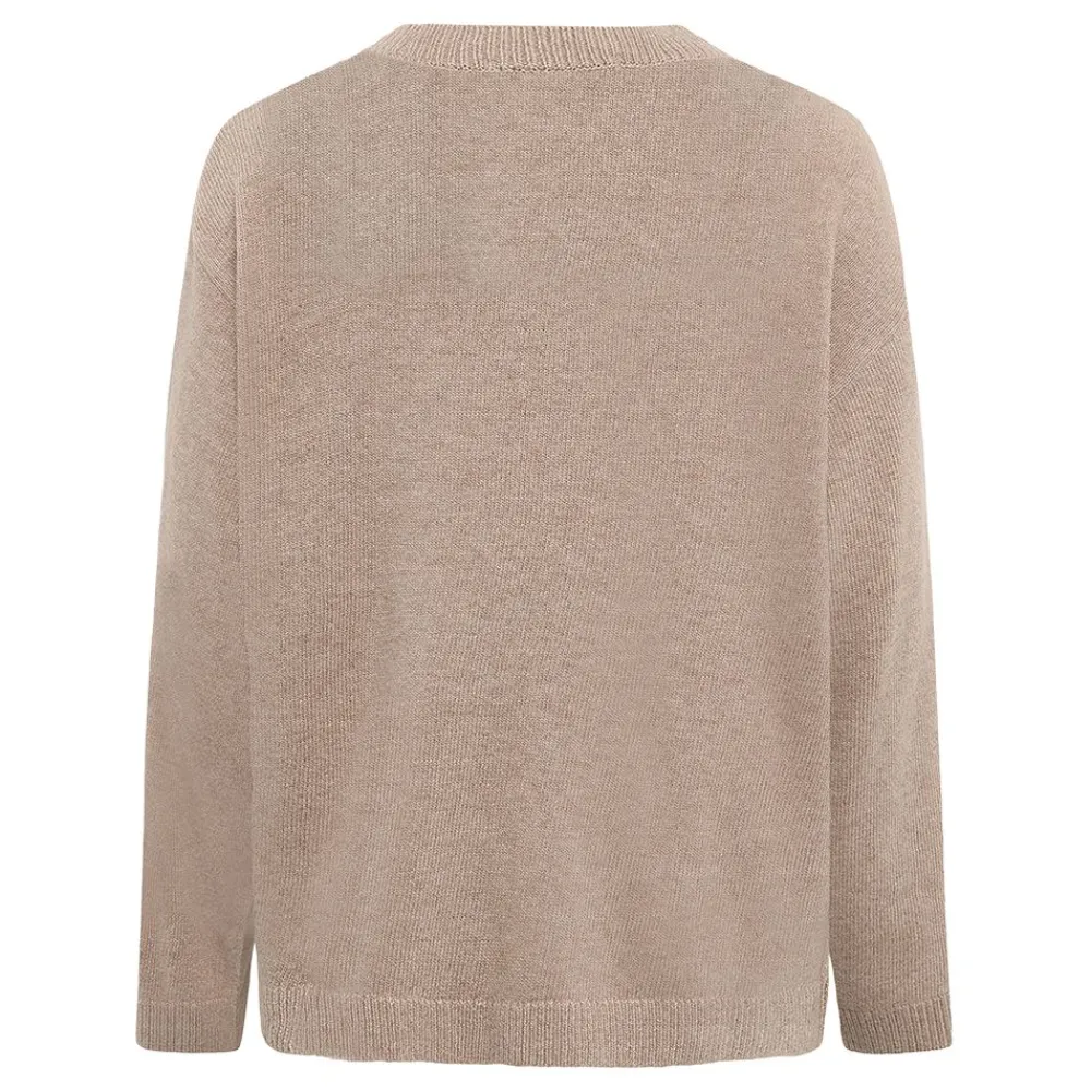 Allt Under Överdelar | Knowledge Cotton ambwoo Crew Neck Knit RW dam