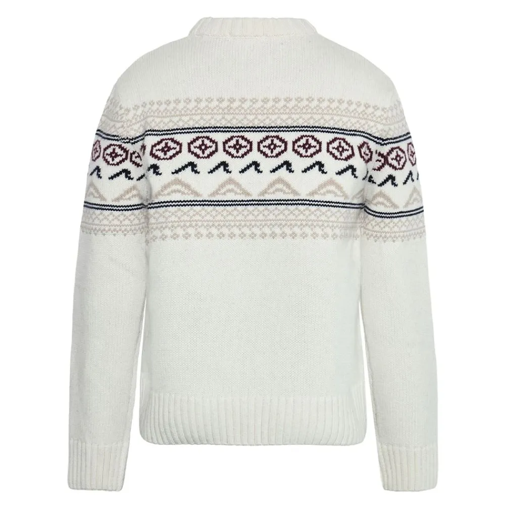 Online Knowledge Cotton Lambswool Crew Neck Knit RWS herr