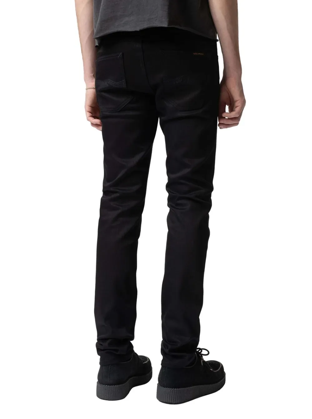 Jeans|Allt Under Nederdelar | Nudie Jeans Lean Dean Dry Everblack Herr