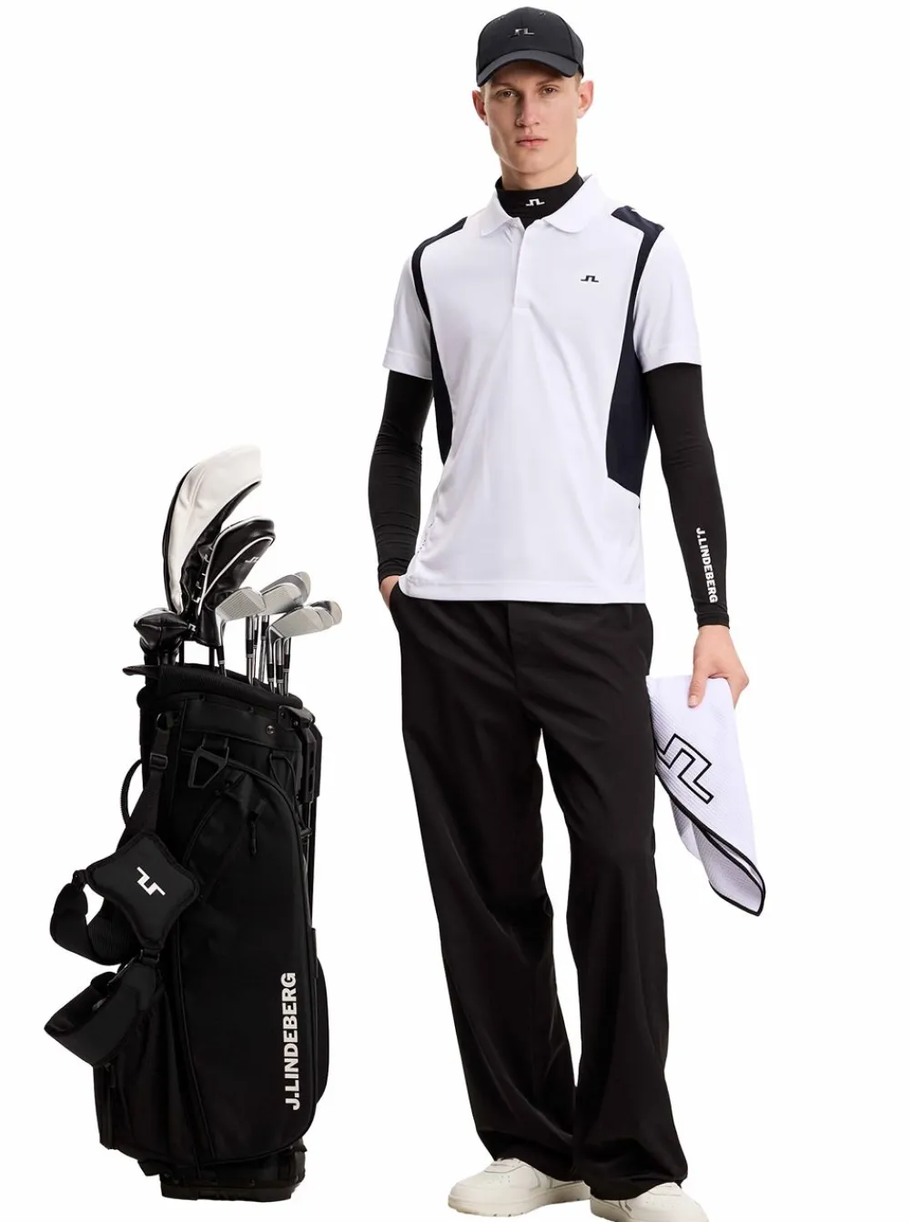 New J.Lindeberg Legacy Polo Herr