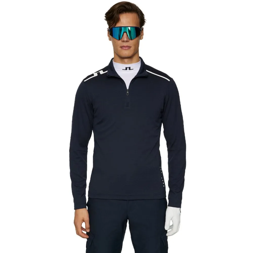 Allt Inom Golf|Golftröjor | J.Lindeberg eon Quarter Zip id ayer Herr