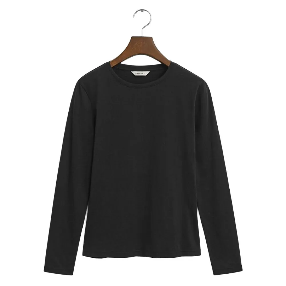 Sale GANT Light Cotton Long Sleeve T-shirt Dam