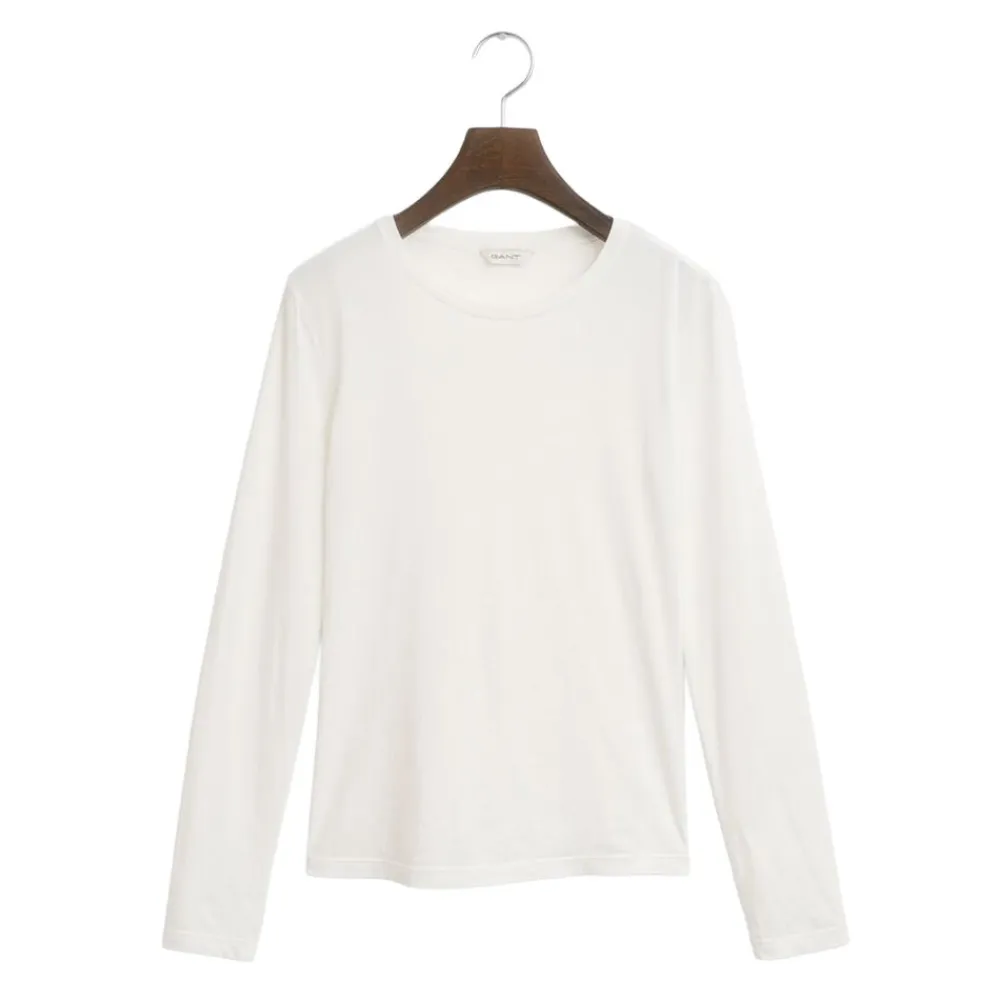Allt Under Överdelar|Tröjor | GANT ight Cotton ong eeve T-hirt Da