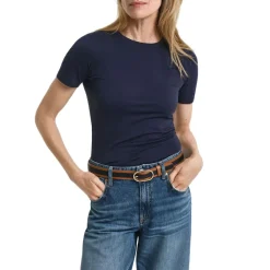 Allt Under Överdelar|T-Shirts & Linnen | GANT ight Cotton hort eeve T-hirt Da
