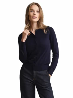 Allt Under Överdelar|Tröjor | GANT IGHT KNIT C-NECK CARDIGAN DA