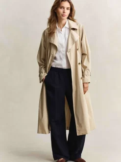 Allt Under Linnekläder|Allt Under Nederdelar | GANT LINEN BLEND PULL ON PANTS DAM