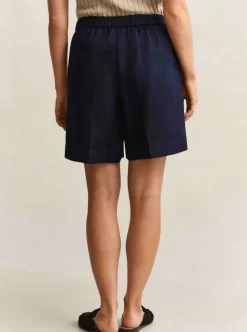 Allt Under Linnekläder|Linneshorts | GANT LINEN BLEND PULL ON SHORTS DAM