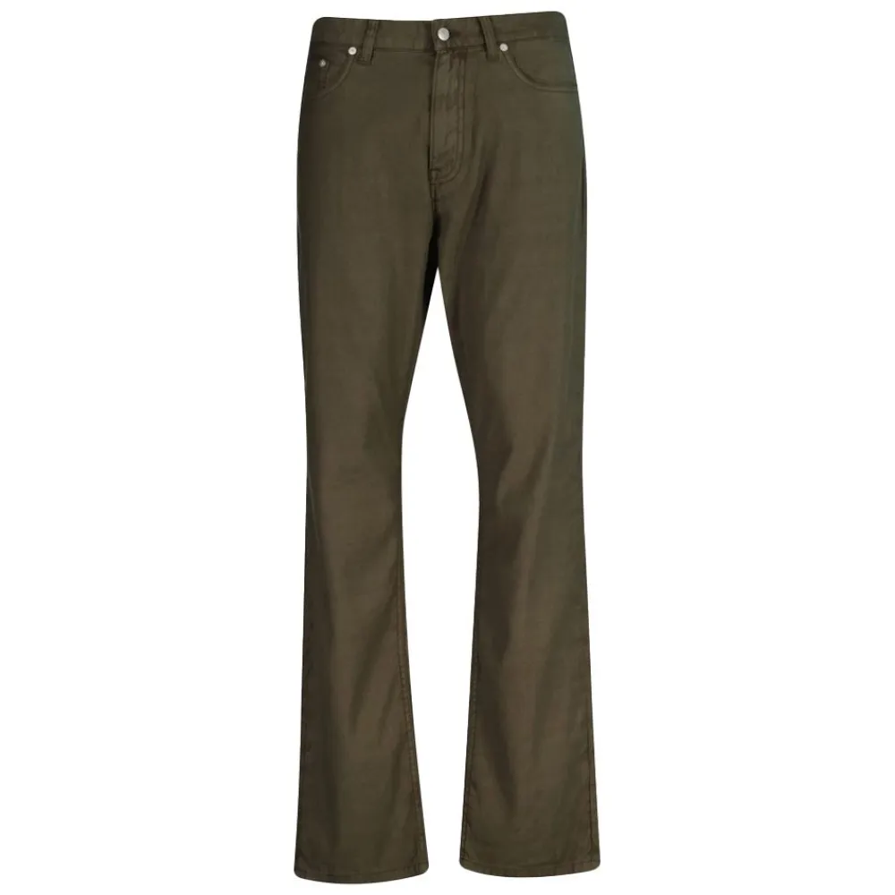 Online GANT Linen Cotton Regular Jeans Herr