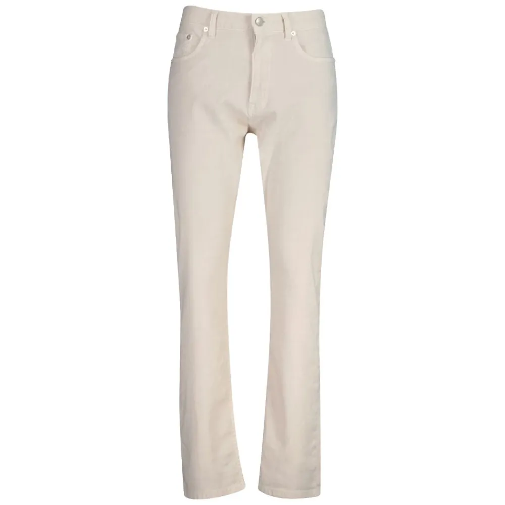 Jeans|Allt Under Nederdelar | GANT Linen Cotton Regular Jeans Herr