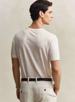 Hot GANT LINEN SS T-SHIRT HERR