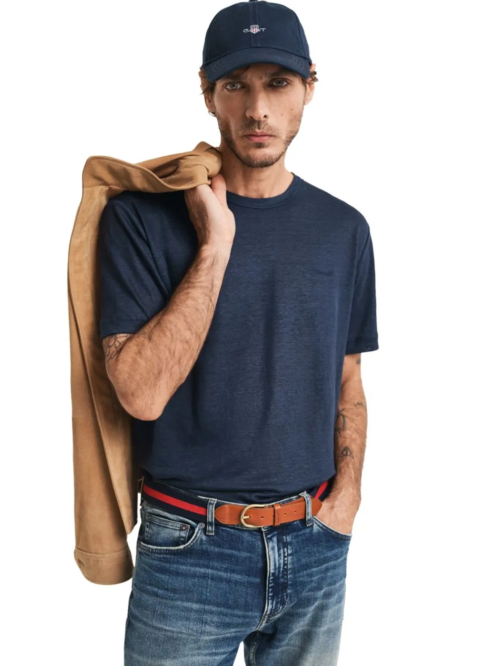 T-Shirts I Linne|Allt Under Linnekläder | GANT INEN T-HIRT HERR