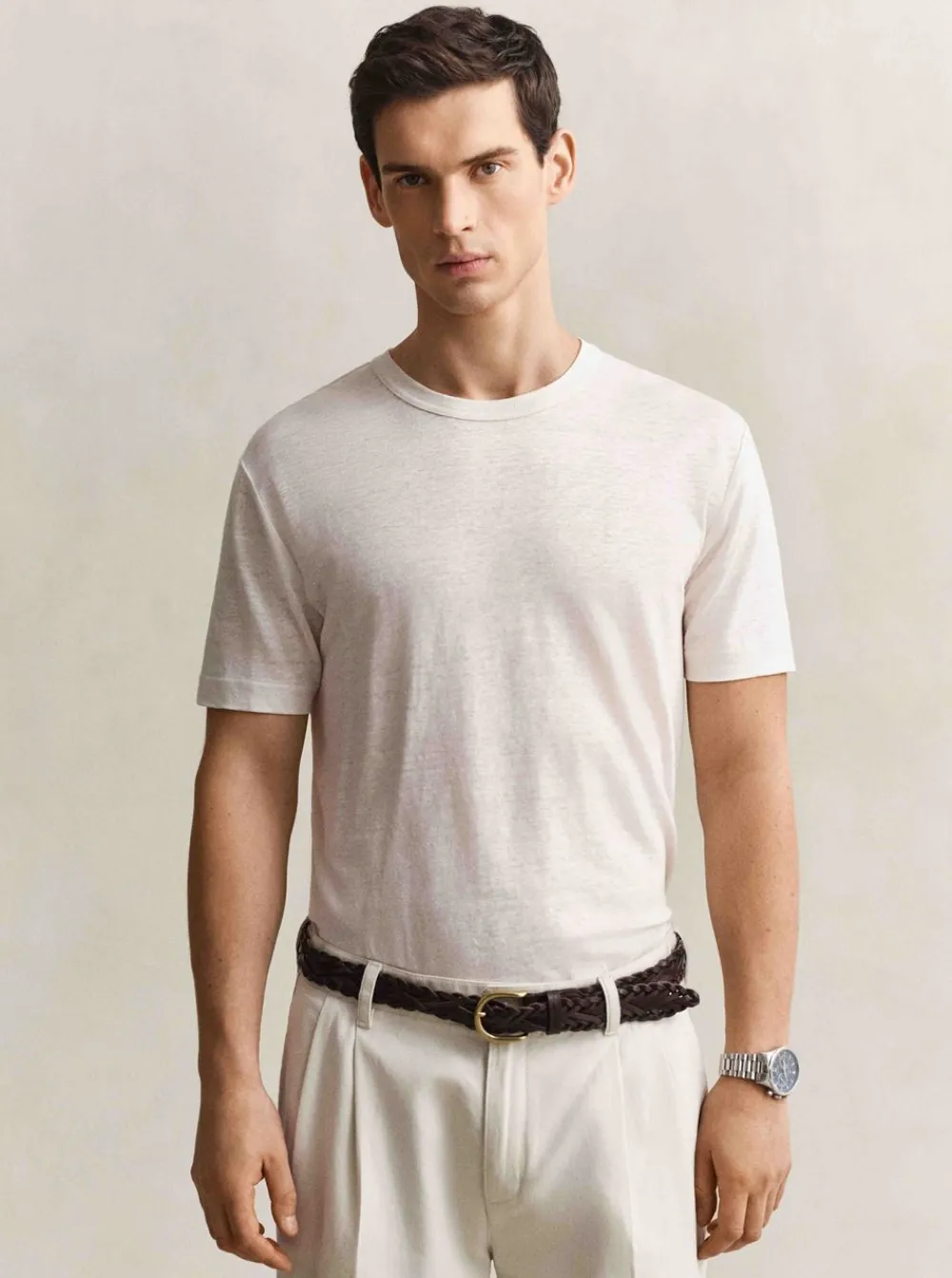 Allt Under Linnekläder|T-Shirts I Linne | GANT INEN T-HIRT HERR