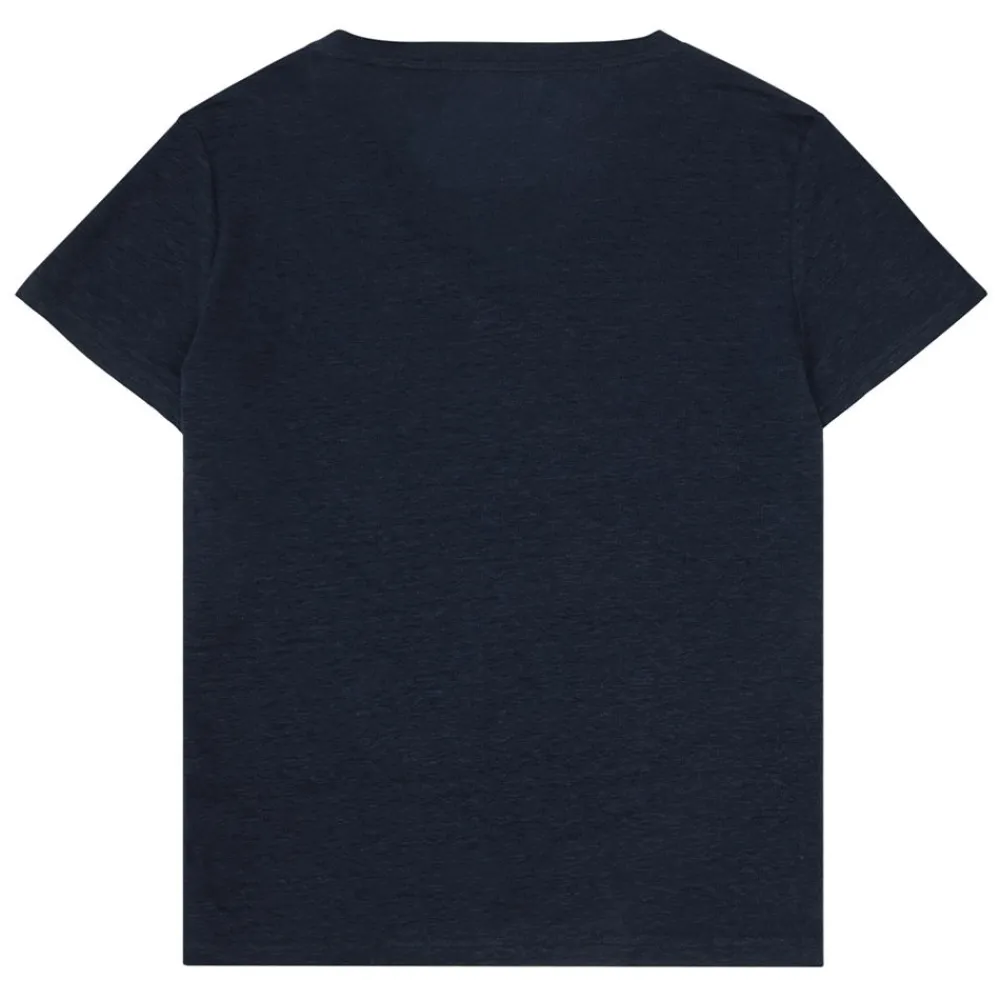 Allt Under Linnekläder|T-Shirts I Linne | Knowledge Cotton inen v-neck t-hirt da