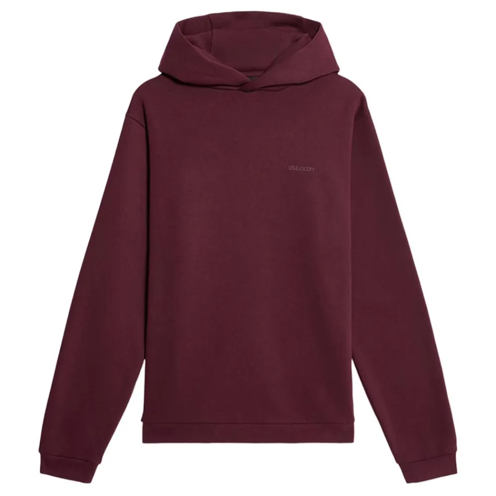 Sale Lyle & Scott Logo Brushback Pullover Hoodie Herr
