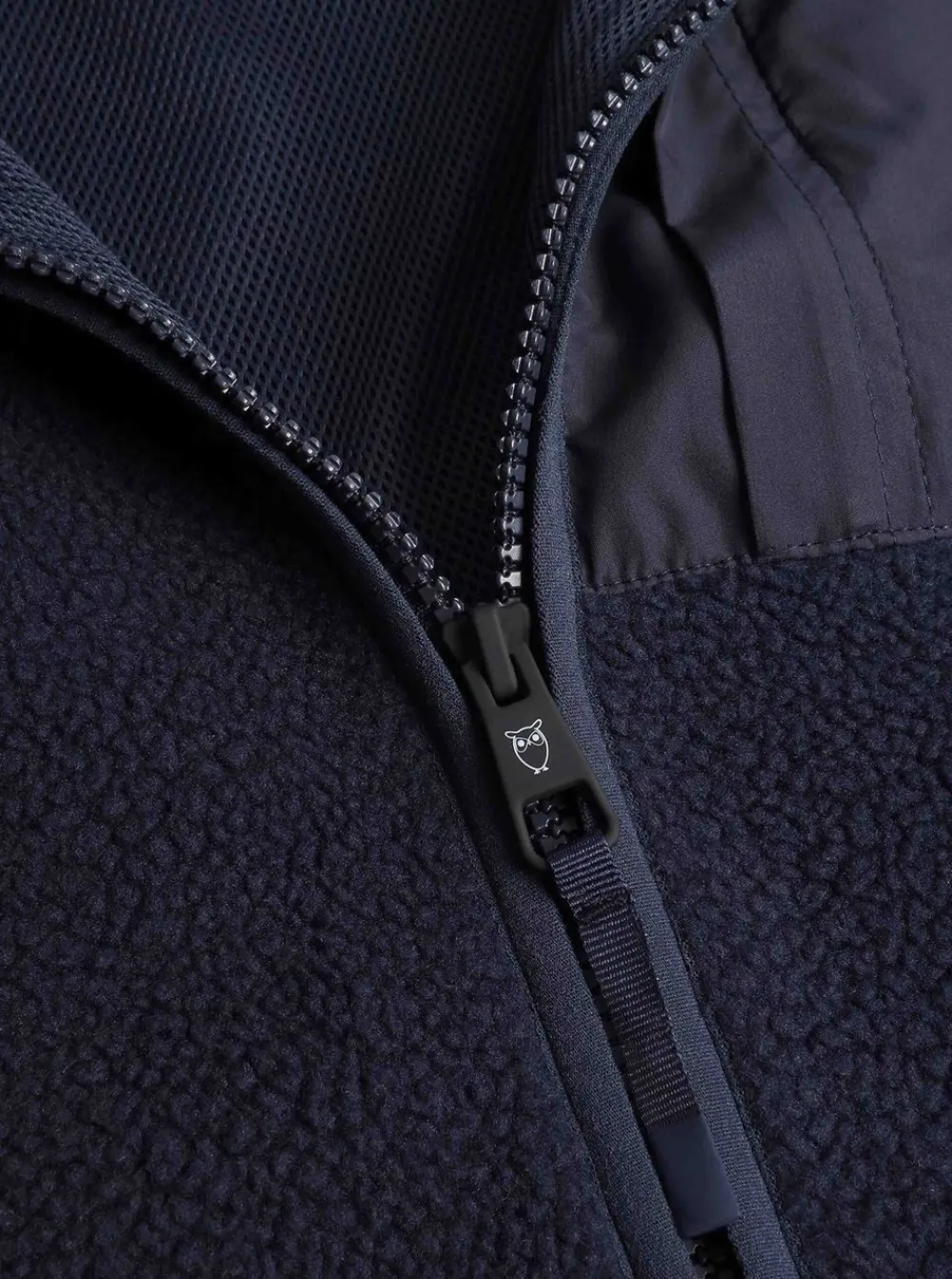 Hot Knowledge Cotton Loose Fit Zip Fleece - GRS/Vegan herr
