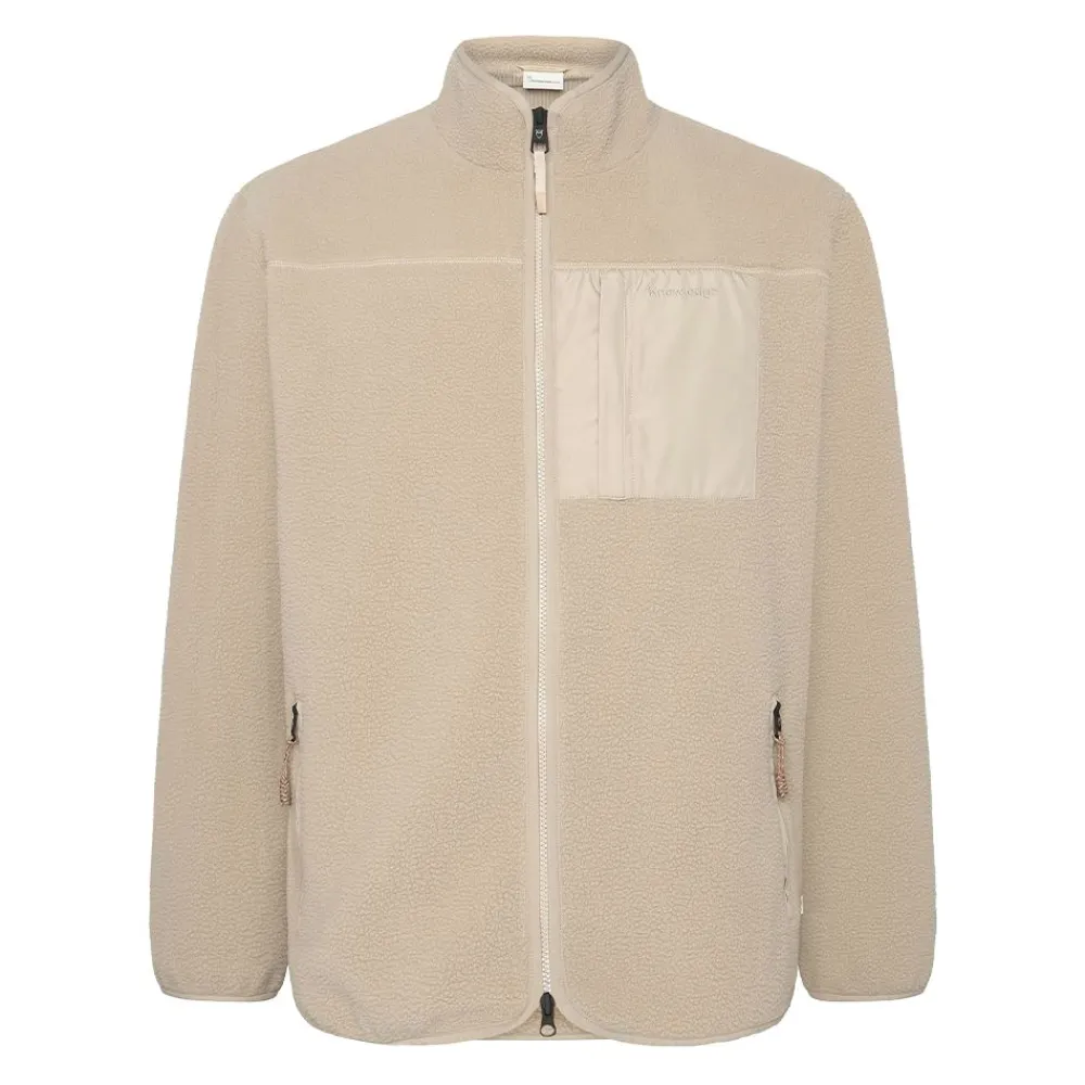Tröjor|Allt Under Överdelar | Knowledge Cotton oose Fit Zip Feece - GRS/Vegan