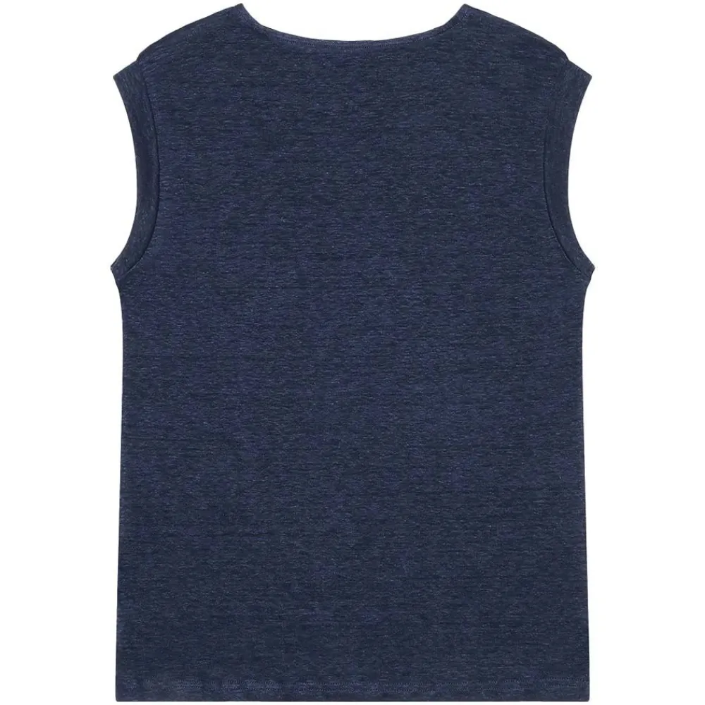 Allt Under Överdelar|T-Shirts & Linnen | Knowledge Cotton Looe fold up linen t-hirt GOT/Vegan Da