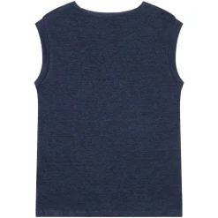 Outlet Knowledge Cotton Loose fold up linen t-shirt GOTS/Vegan Dam