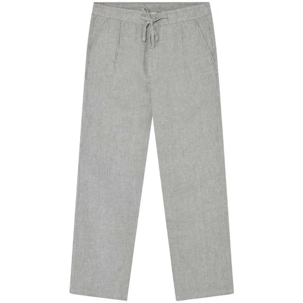 Outlet Knowledge Cotton Loose linen pant - GOTS/Vegan herr
