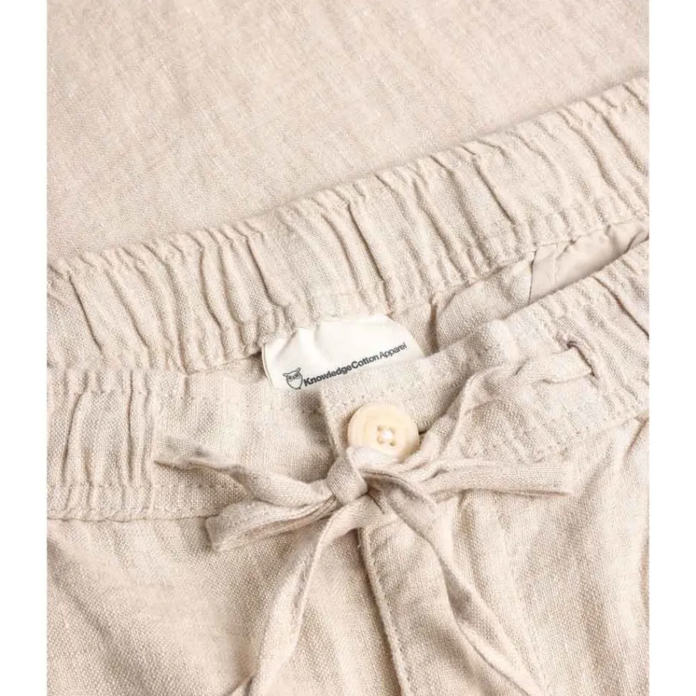 Discount Knowledge Cotton Loose Linen Pant Herr