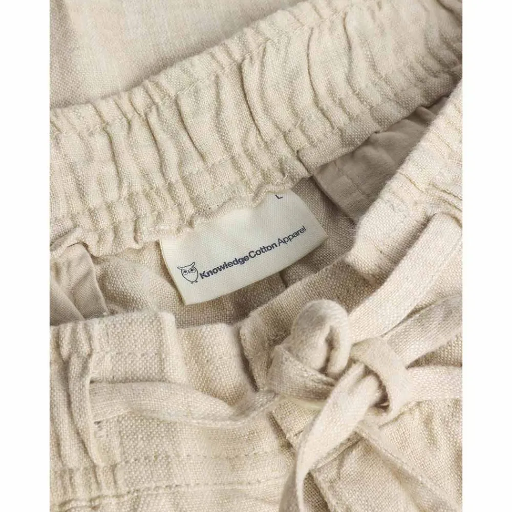Hot Knowledge Cotton Loose Linen shorts Herr