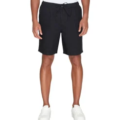 Online Knowledge Cotton Loose Linen Shorts Herr