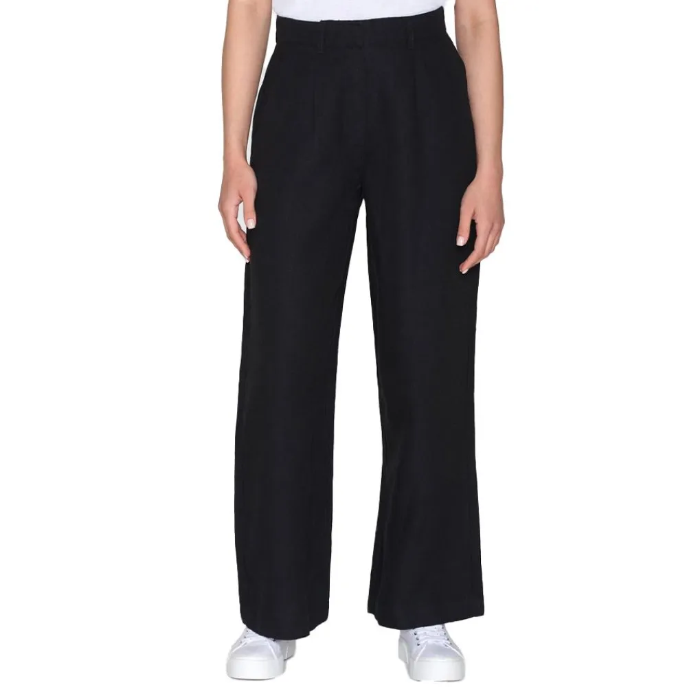 Best Knowledge Cotton Loose Natural Linen Pants Dam