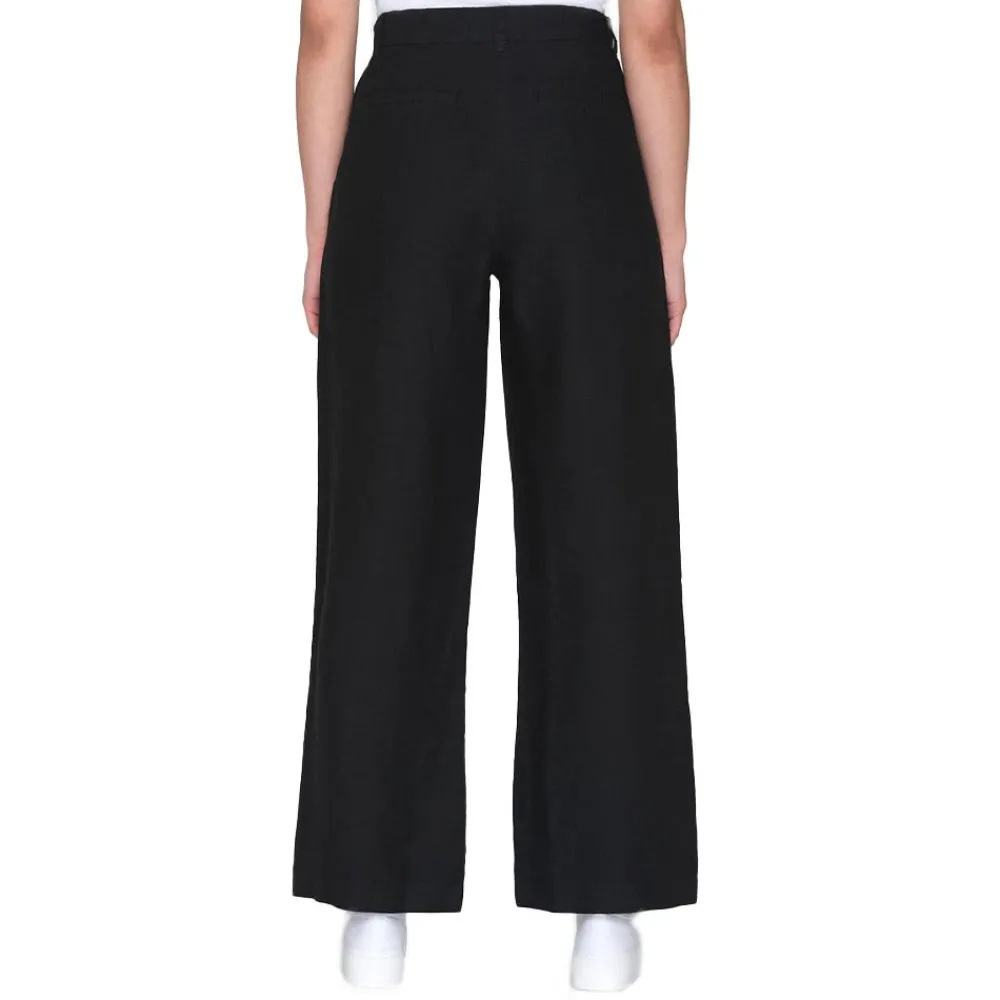 Best Knowledge Cotton Loose Natural Linen Pants Dam