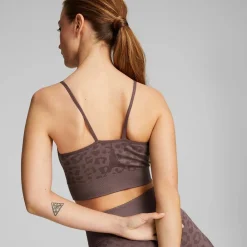 Hot Puma Low Impact FormKnit Seamless Long Training Bra Dam