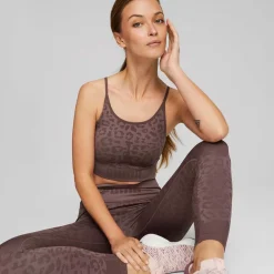 Hot Puma Low Impact FormKnit Seamless Long Training Bra Dam