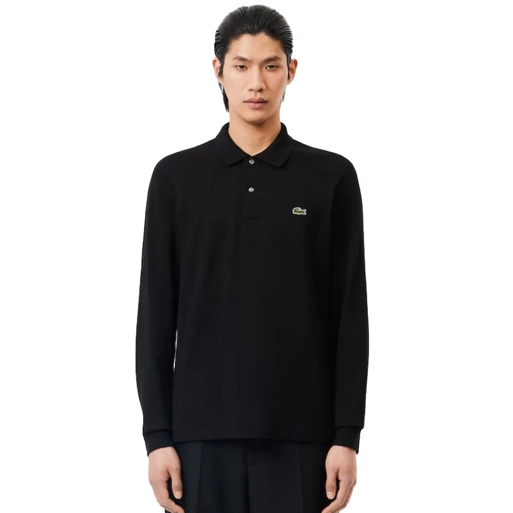 Tröjor|Allt Under Överdelar | Lacoste LS Ribbed Collar Shirt Herr