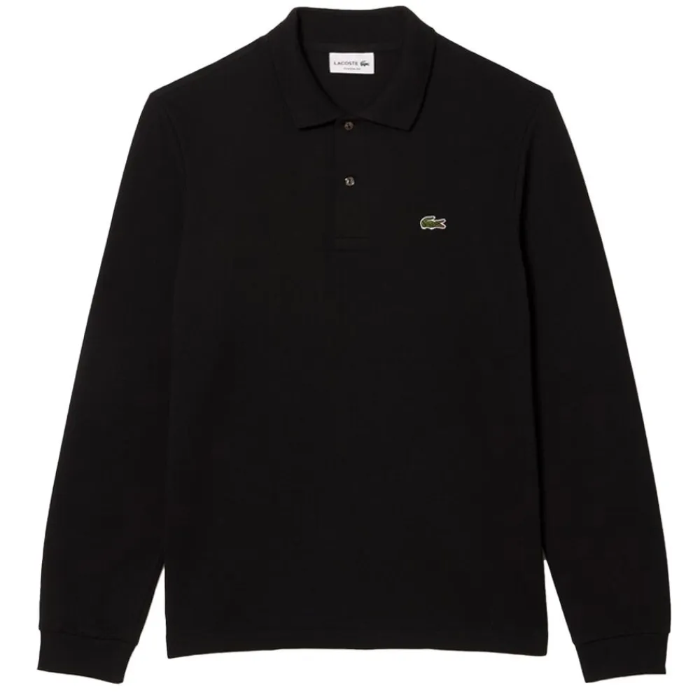 Tröjor|Allt Under Överdelar | Lacoste LS Ribbed Collar Shirt Herr