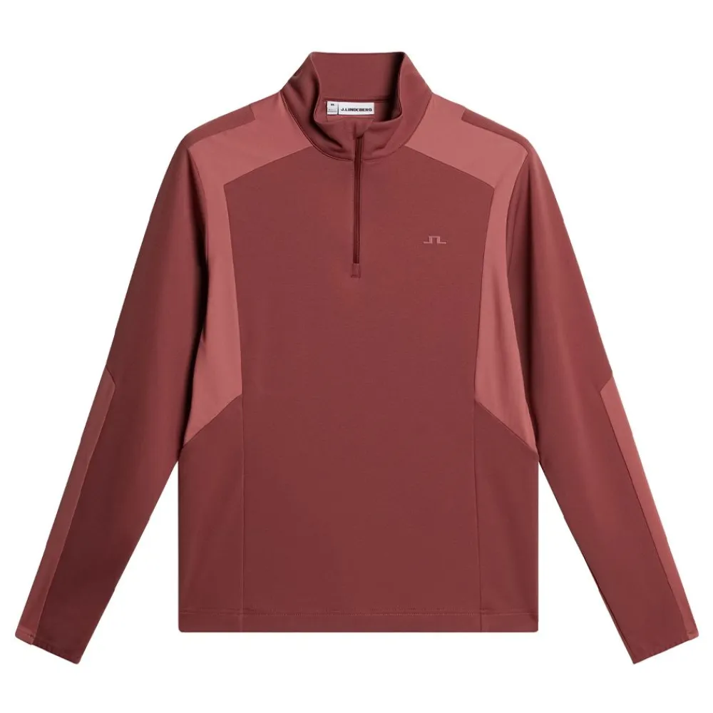 Clearance J.Lindeberg Lukas Quarter Zip Mid Layer Herr