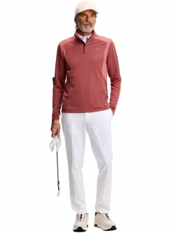 Clearance J.Lindeberg Lukas Quarter Zip Mid Layer Herr