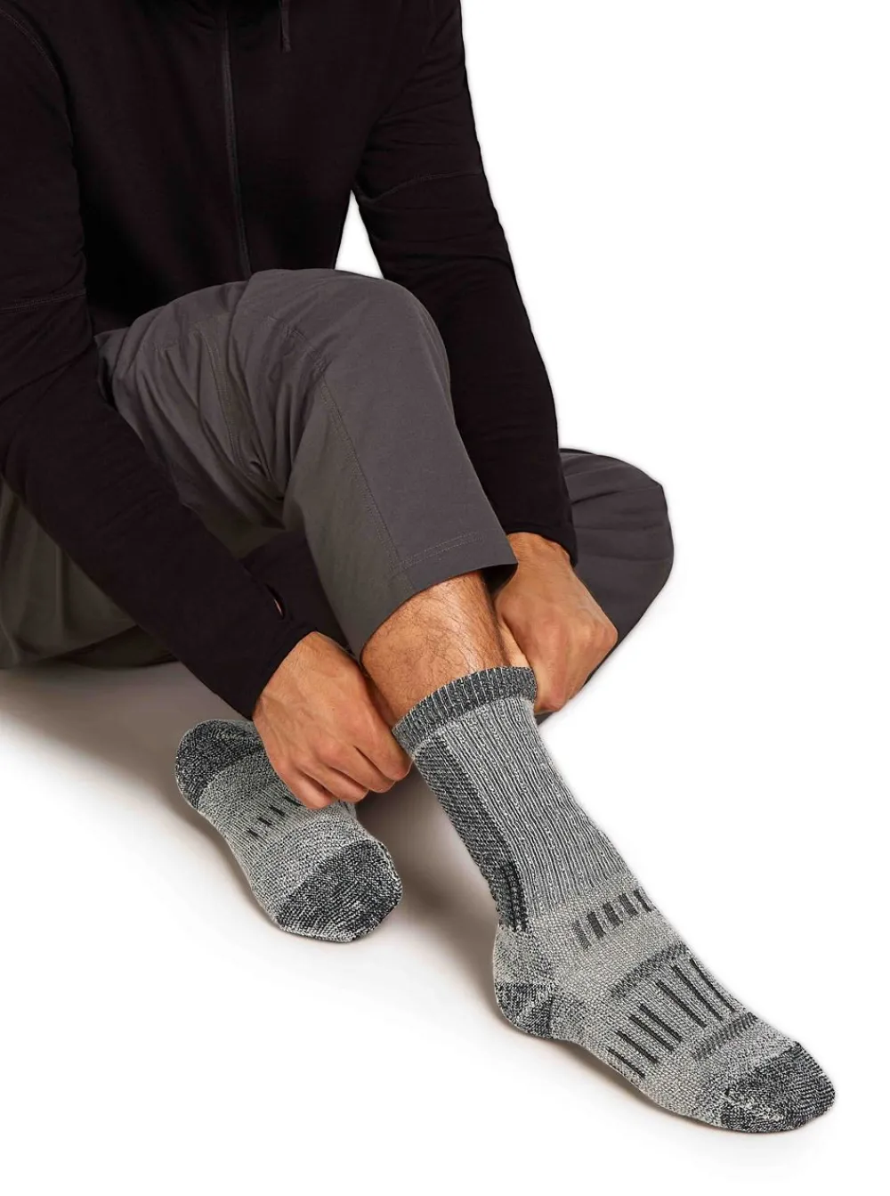 Online Icebreaker Merino Hike+ Mountaineer Mid Calf herr