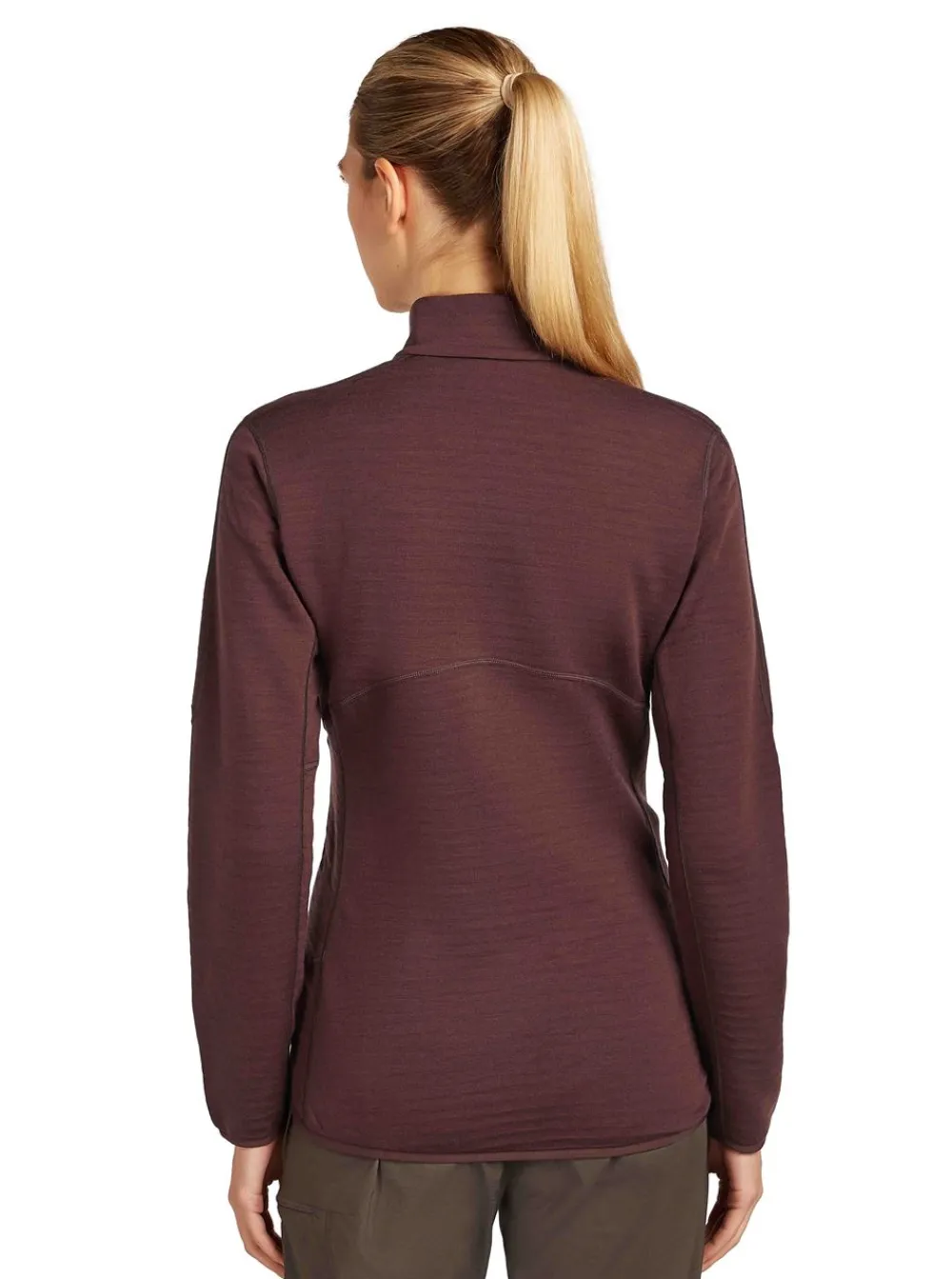 Clearance Icebreaker Merino 400 RealFleece Descender Lonfsleeve Zip dam