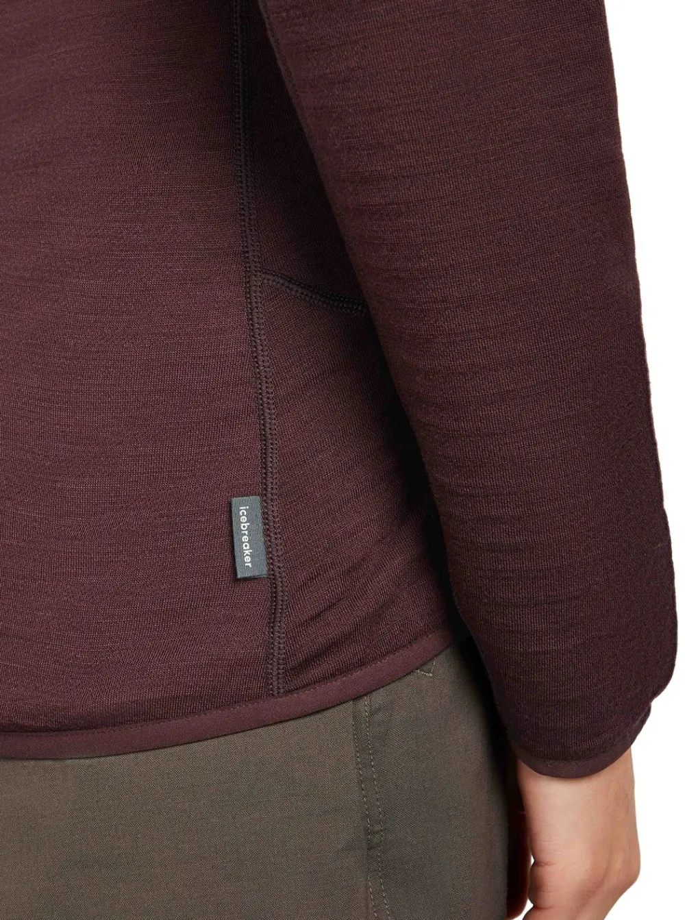 Clearance Icebreaker Merino 400 RealFleece Descender Lonfsleeve Zip dam