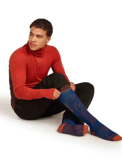 Hot Icebreaker Merino Ski+ Medium OTC Mountain Contour Herr