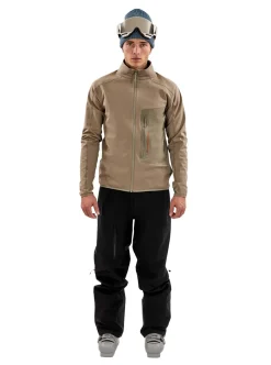 Alpint|Allt Inom Outdoor | The Mountain Studio -8 TECNO GRID FEECE T-NECK herr