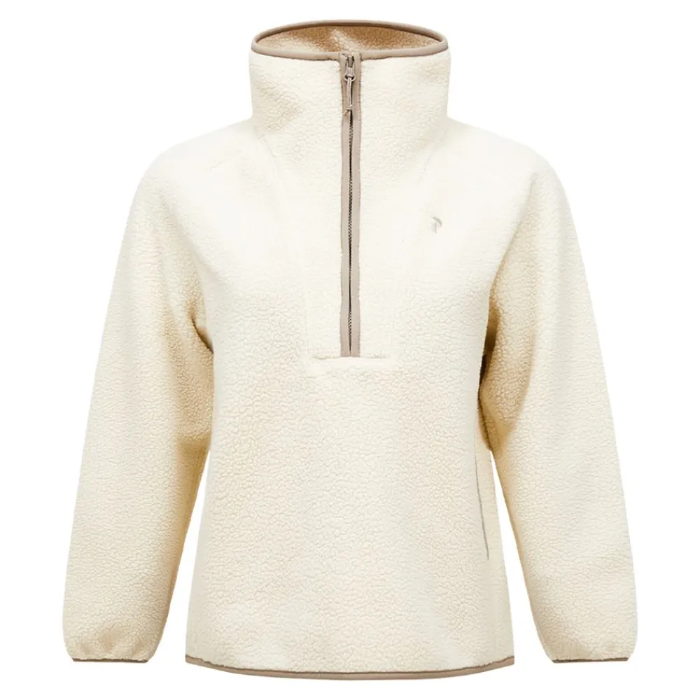 New Peak Performance NatureRush Pile Half Zip Dam
