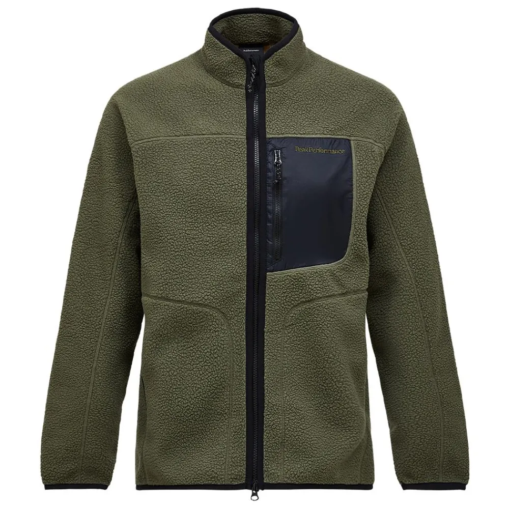 New Peak Performance NatureRush Pile Zip Jacket Herr