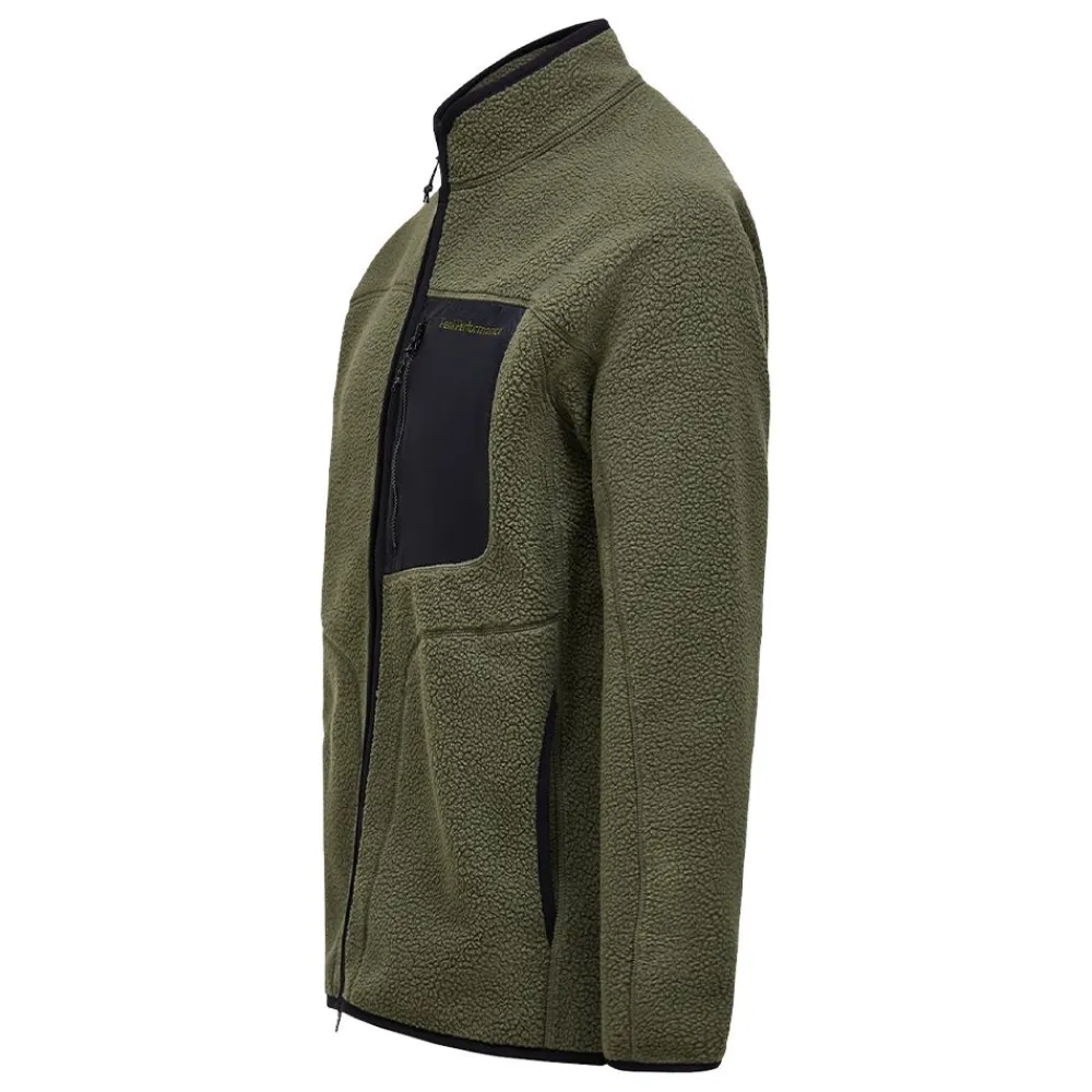 New Peak Performance NatureRush Pile Zip Jacket Herr