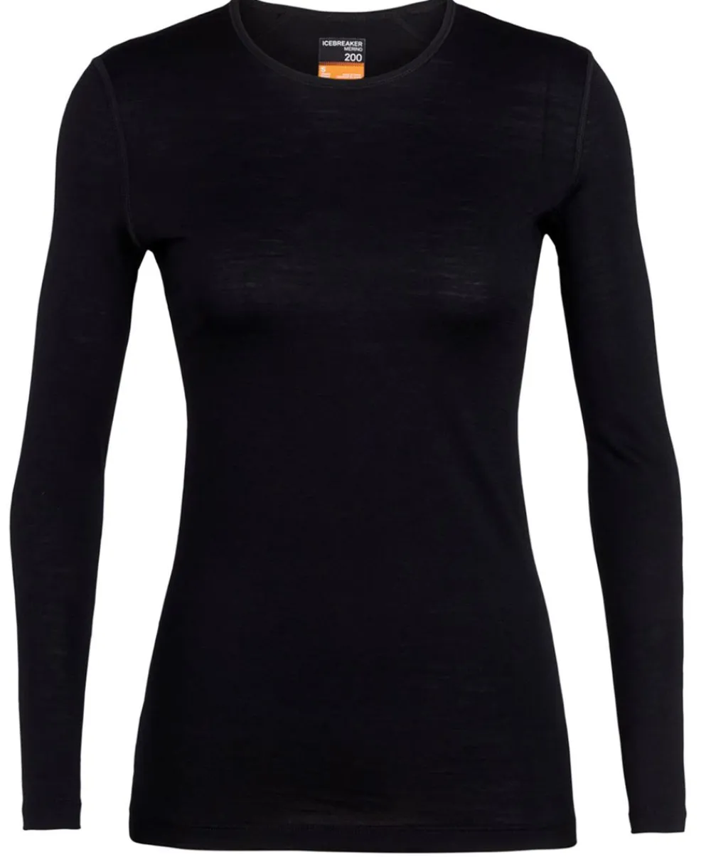 New Icebreaker 200 Oasis Long Sleeve Crew Dam