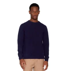 Discount Knowledge Cotton O-neck Wool Knit Herr
