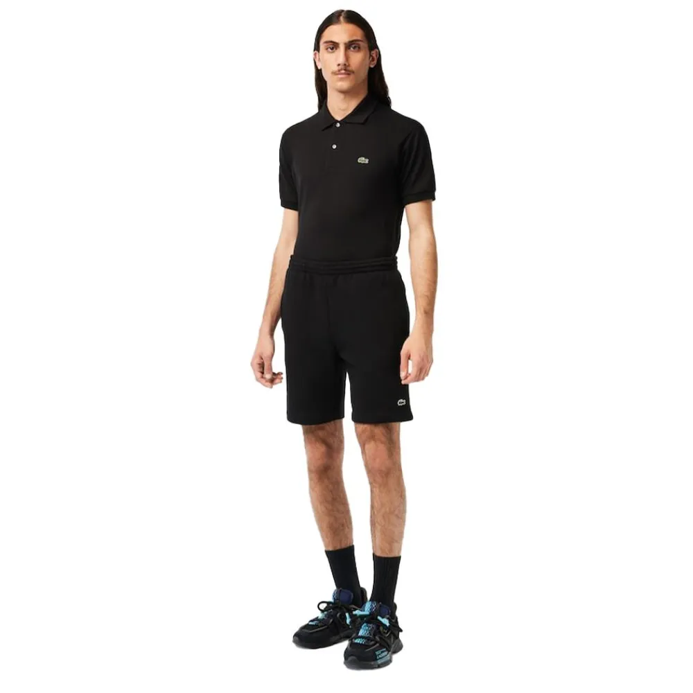 Online Lacoste Organic Brushed Cotton Fleece Shorts Herr