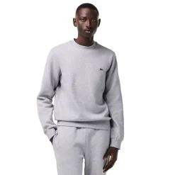 Best Lacoste Organic Brushed Cotton Sweatshirt Herr